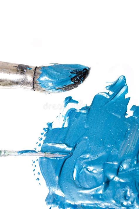 Pittura Blu Immagine Stock Immagine Di Grafico Pittura