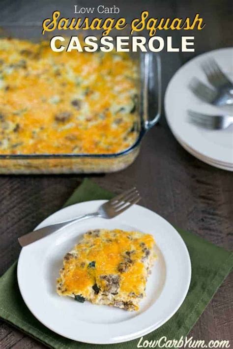 Low Carb Gluten Free Squash Casserole With Cheese Low Carb Yum