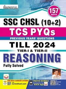 Ssc Chsl Reasoning Tcs Pyqs Tier And Till Sets