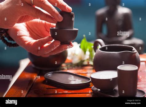 Chinese Tea Ceremony Stock Photo Alamy