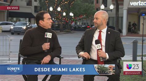 Súbete Al 23 Noticias Univision Miami Habla Con El Alcalde De Miami