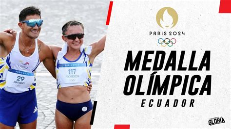 Ecuador Medalla De Plata En Par S Con Daniel Pintado Y Glenda Morej N