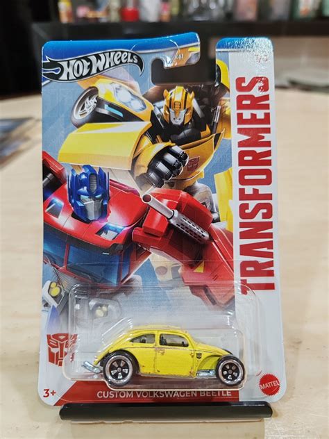 Hot Wheels Transformers Custom Volkswagen Beetle Bumblebee Hobbies Toys Toys
