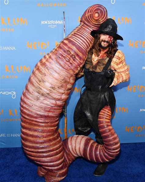 Heidi Klums Worm Costume Halloween 2022 Heidi Klums Worm Costume