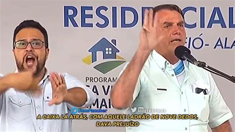 VÍdeo Bolsonaro Chama Lula De Ladrão De Nove Dedos E Compara Renan A