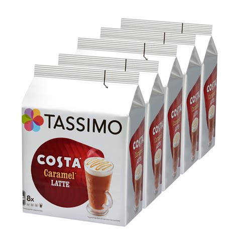 Tassimo Costa Caramel Latte Coffee Pods Case Coffee Supplies Direct