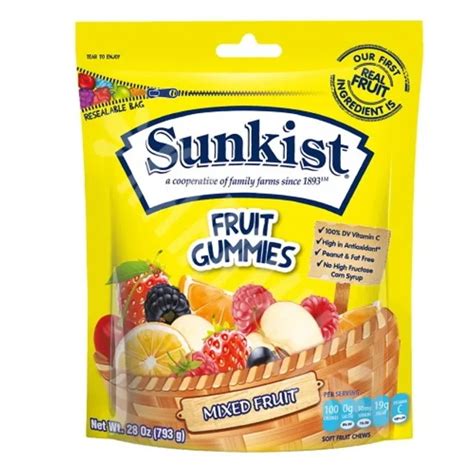 Sunkist Fruit Gummies – Missionties