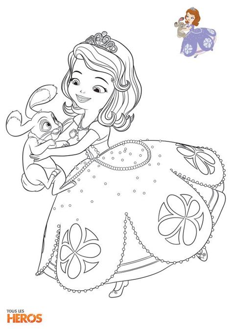 Coloriages Sofia La Princesse Disney Coloring Pages Printables