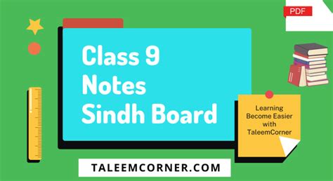 Class Biology Notes Sindh Board Pattern Taleem Corner