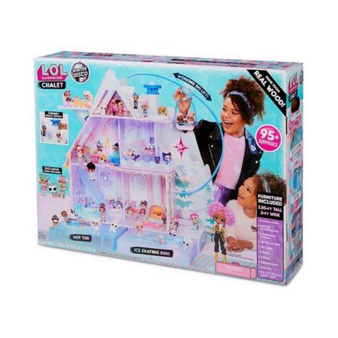 Lol Surprise Winter Disco Chalet Doll House With Surprises Lol