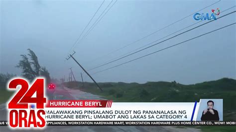 Malawakang Pinsalang Dulot Ng Pananalasa Ng Hurricane Beryl Umabot Ang