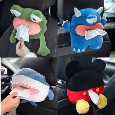 Tissue Box For Car Creative Car Hanging Tissue Bag Napkin Carton