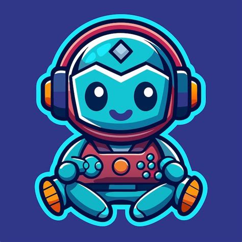 Premium Vector Cute Robot