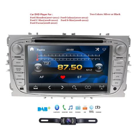 Car Multimedia Player Gps Din Car Dvd Player For Ford Focus S Max