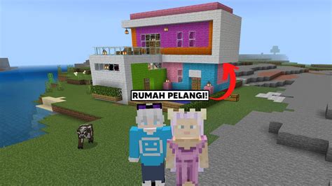 Aku Akudap Membuat Rumah Warna Warni Pakai Bulu Domba Minecraft