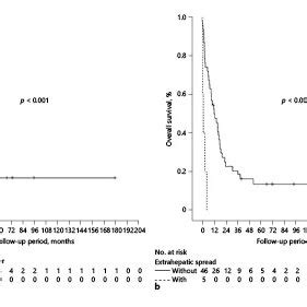 Comparison Of Overall Survival According To The Relative Tumor Volume