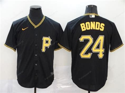 Men S Pittsburgh Pirates 24 Barry Bonds Personalized 3d Baseball Jersey