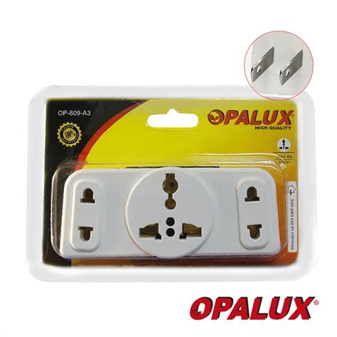 Adaptador High Quality Opalux Toma Multiple Mixtas Enchufe