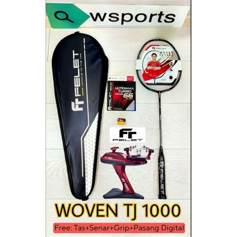 Jual Raket Badminton Felet WOVEN TJ 1000 Original Shopee Indonesia