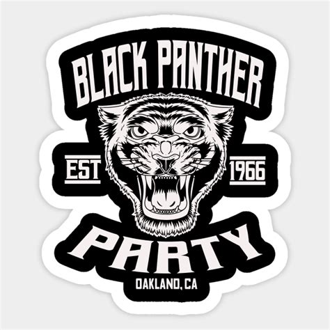 Black Panther Party Logo - Black Panther Party - Sticker | TeePublic