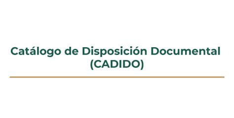 Cat Logo De Disposici N Documental Cadido Secretar A De Seguridad Y