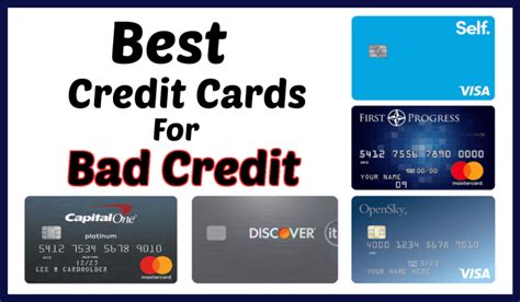 5 Best Credit Cards For Bad Credit - Finance Talk