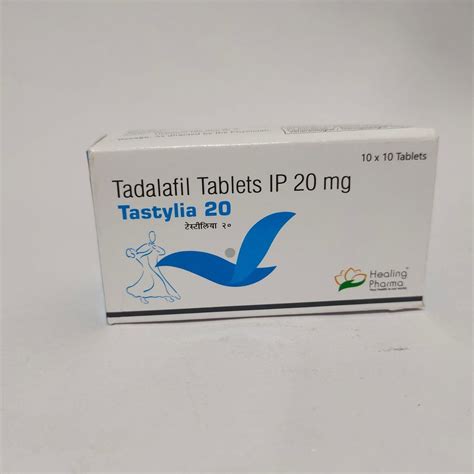 Tadalafil 20mg Tastylia 20mg Tablets At Rs 100stripe Erectile