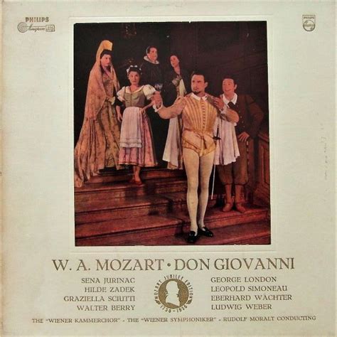 W A Mozart Rudolf Moralt George London Leopold Simoneau Walter