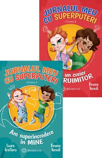 Pachet Jurnalul Meu Cu Superputeri De Laura Croitoru BookZone