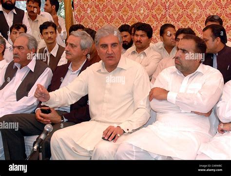 Tehreek E Insaf Pti Leader Shah Mehmood Qureshi Gestures During