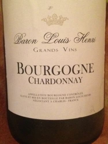 Baron Louis Henri Bourgogne Chardonnay Vivino Us