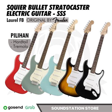 Jual Squier Bullet Stratocaster Sss Electric Guitar Laurel Fb Gitar Elektrik Original By