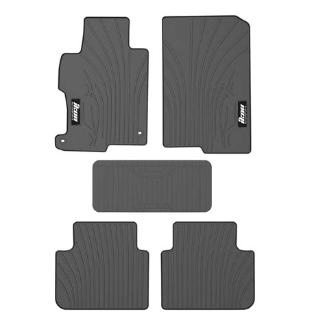 Ikon Motorsports Floor Mats Compatible With 2013 2017 Honda Accord