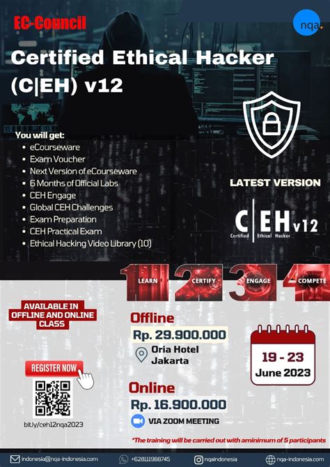 Certified Ethical Hacker CEH V12 June 2023 NQA Indonesia