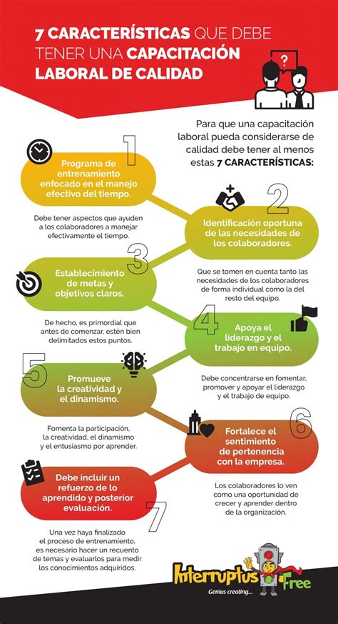 7 Características Que Debe Tener Una Capacitación Laboral De Calidad