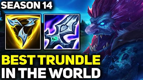 Rank 1 Best Trundle In Season 14 Amazing Gameplay League Of