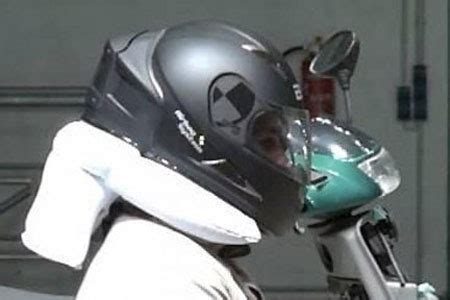 World first - APC Airbag safety helmet | Visordown