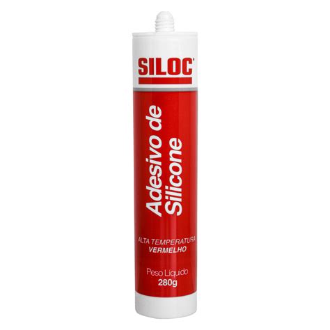 Silicone Alta Temperatura Vermelho G Siloc Molybrasil Solu Es