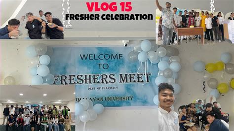 Vlog Fresher Meet Beautiful Celebration Pharmacy Department