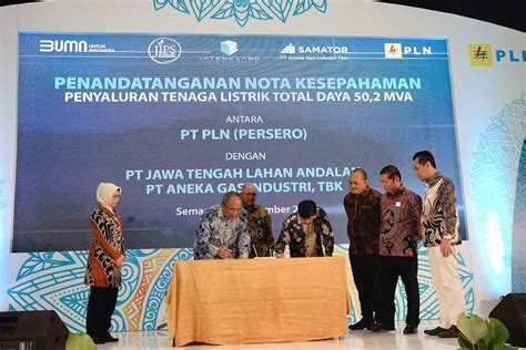 Siap Salurkan Listrik Mva Pln Teken Mou Dengan Kawasan Industri