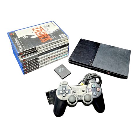 Konsola PlayStation 2 SLIM PS2 SCPH 90004 7 Gier 12898934274