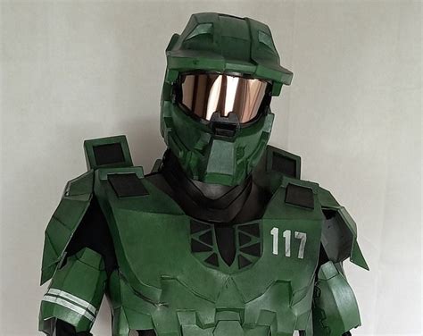 Halo Chief Cosplay Armor Fud Style On Order Eva Foam Etsy