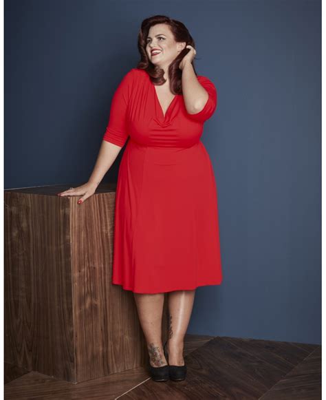 Plus Size Red Dresses For Valentines Day With Sleeves Alexa Webb