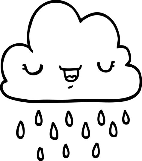 cartoon storm cloud 12353609 Vector Art at Vecteezy