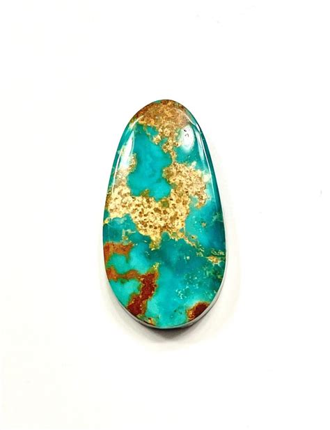 Battle Mountain Blue Gem Turquoise Rare Intense Aqua Blue Natural High