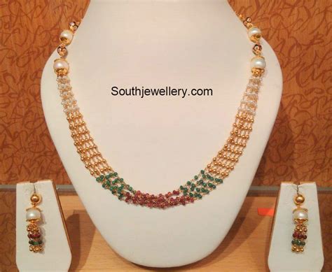 Multistring Beads Mala Indian Jewellery Designs