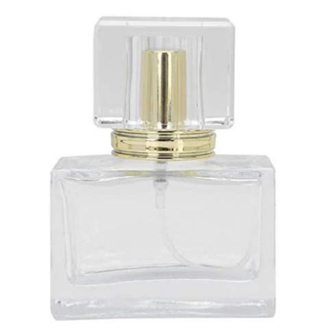 30 Ml Smooth Finish Plain Transparent Glass Perfume Bottles For