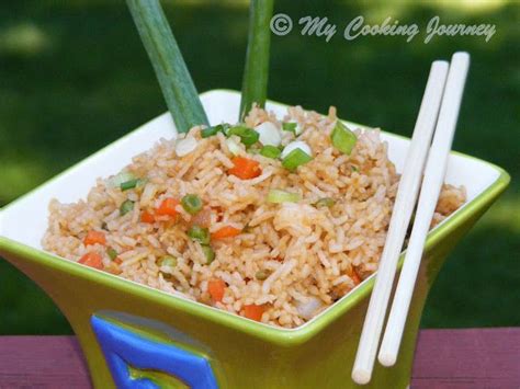 Indo Chinese Vegetable Fried Rice My Cooking Journey Recipe Yummy