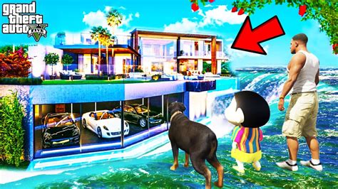 Franklin Buy NEW LUXURY WATER HOUSE To Surprise SHINCHAN And CHOP In