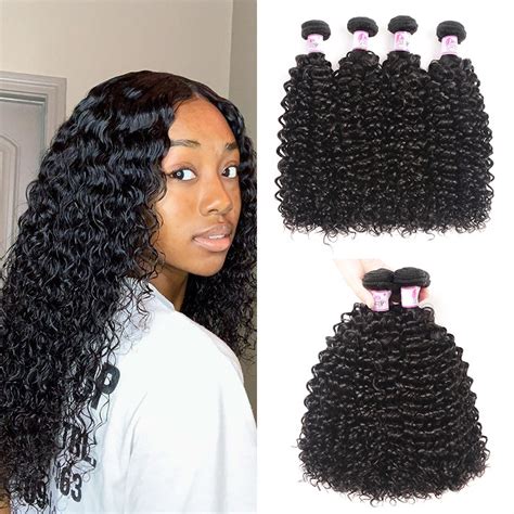 Top Quality Malaysian Jerry Curly Weave Wavy Human Hair 4bundles Virgin